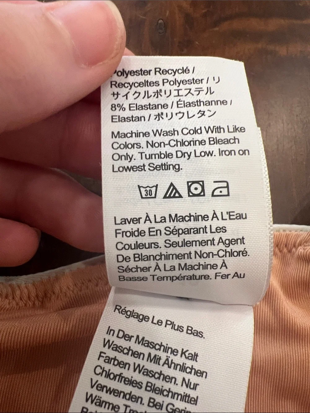 J. Crew White Tag One-Piece with Peach Lining